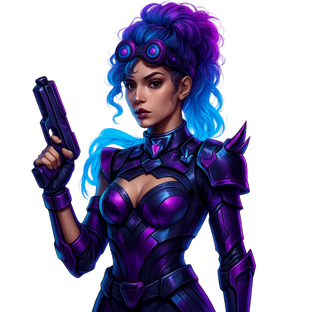 Heroína cyberpunk